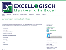 Tablet Screenshot of excellogisch.nl